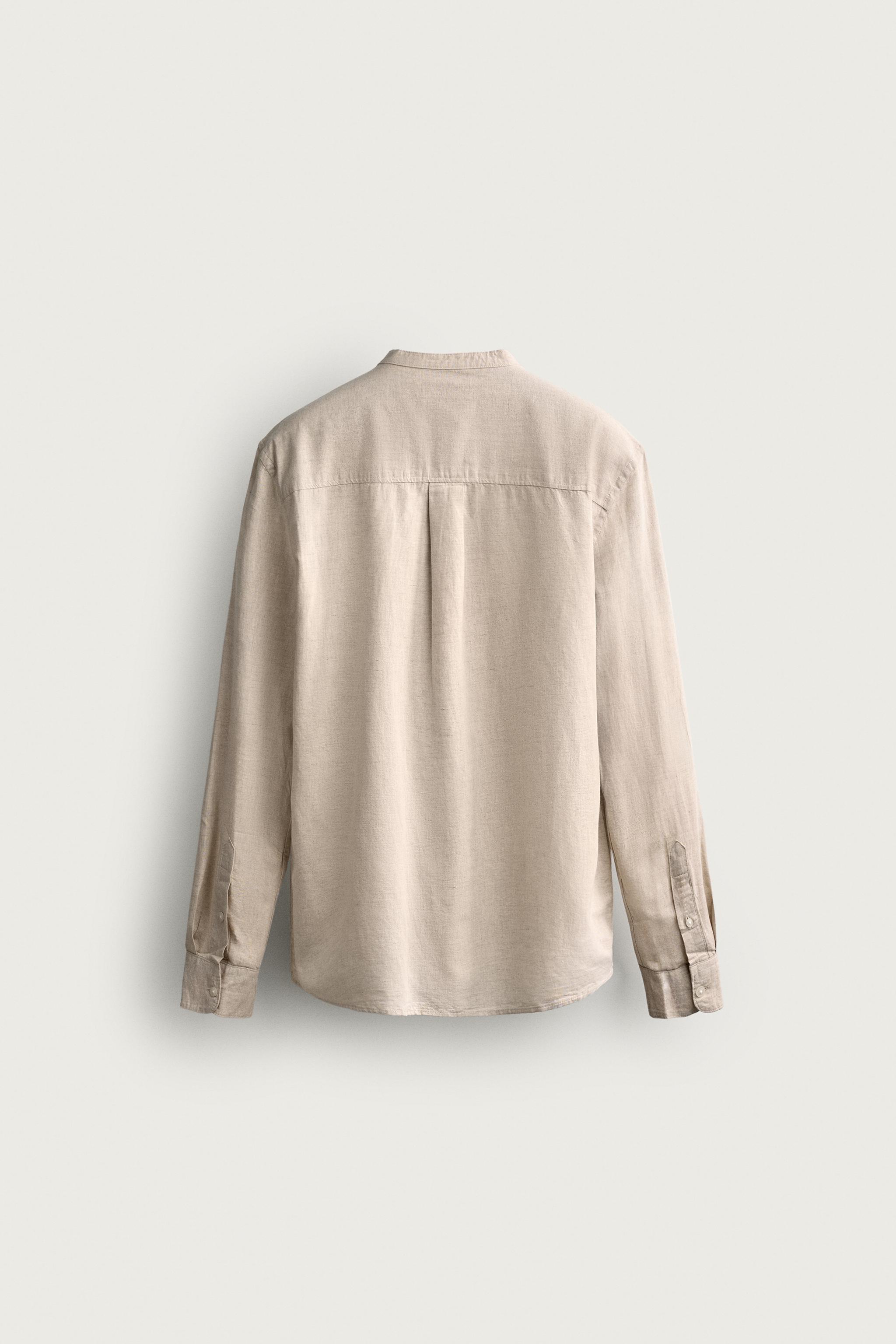 CHEMISE RELAXED FIT LIN - COTON