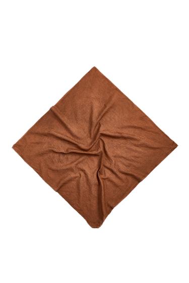 LICHT KATOENEN BANDANA - Oker van Zara