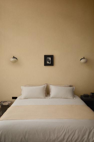 SATEEN OVERLOCK DUVET COVER - Pink by Zara - Image 5