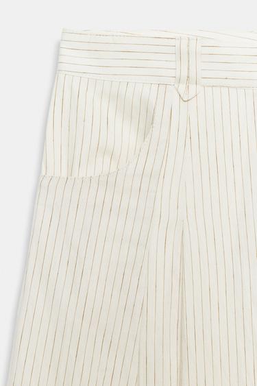 ZW COLLECTION STRIPED BERMUDA SHORTS WITH DARTS - striped by Zara - Image 13