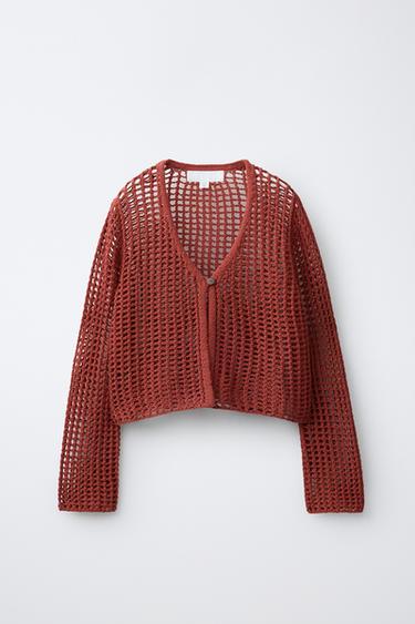 КРАСНАЯ КУРТКА — МЕДНЫЙ от Zara