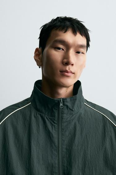 CONTRAST TECHNICAL JACKET - Green by Zara - Image 5