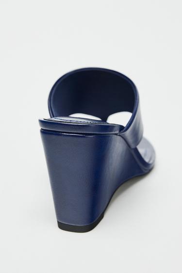 WEDGE SANDALS - Bluish by Zara - Image 5