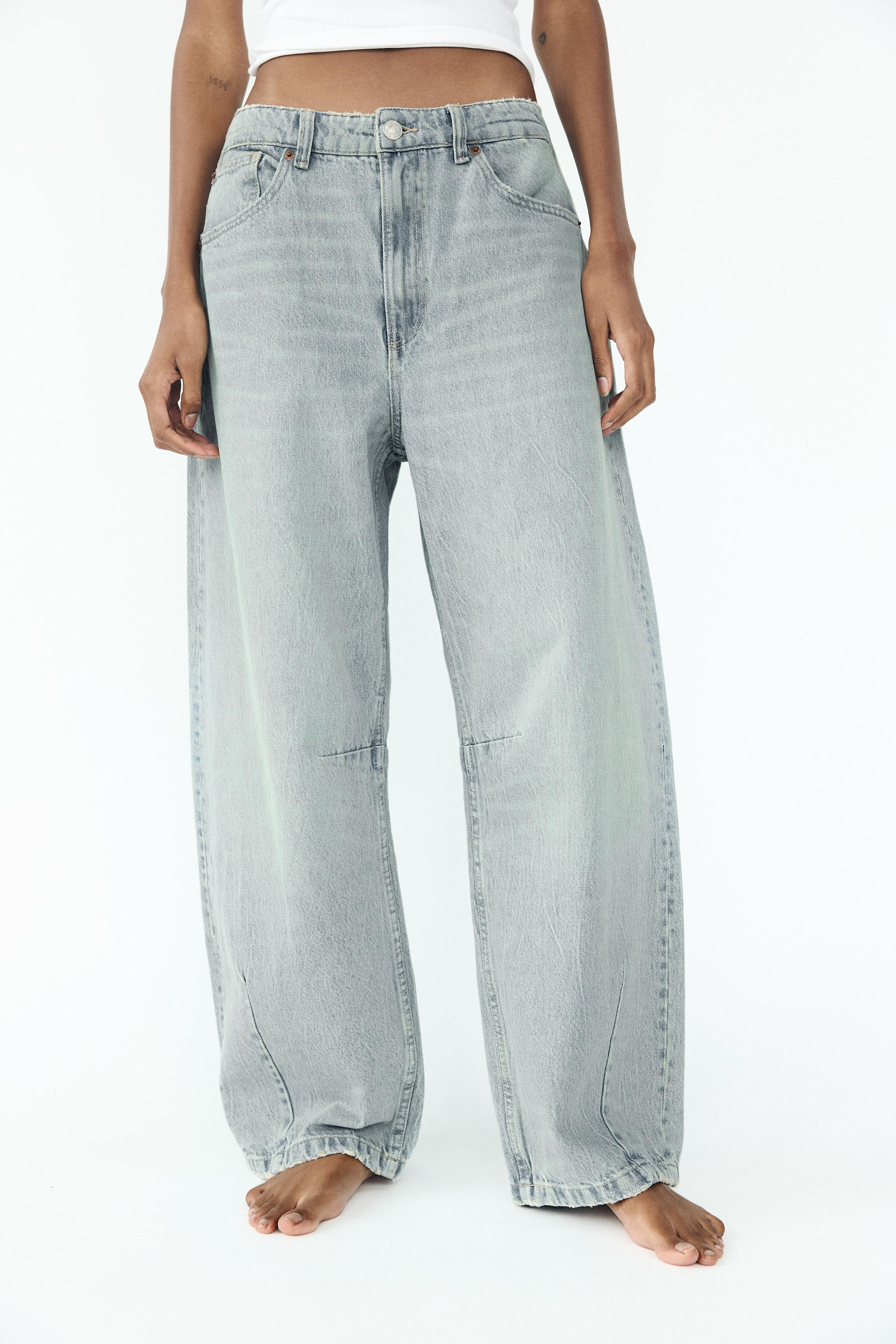 Zara jean baggy femme sale