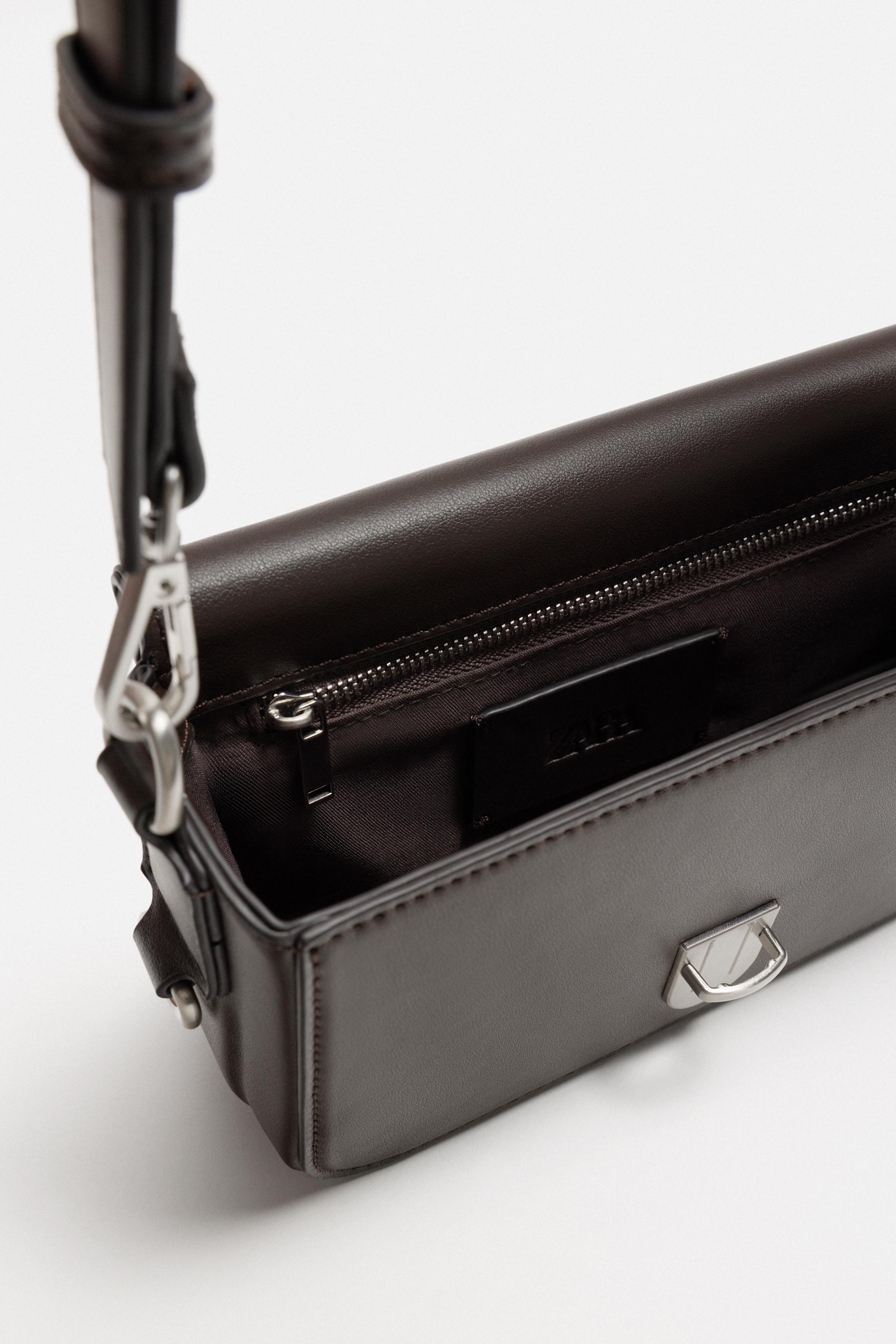 TEXTURE CROSSBODY BAG - Black | ZARA United States