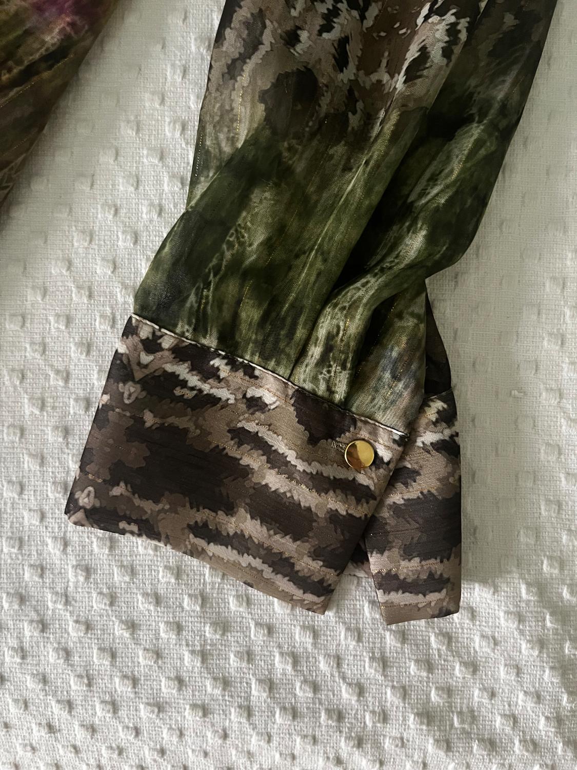 PRINTED SHIRT WITH METALLIC THREAD - Image 6