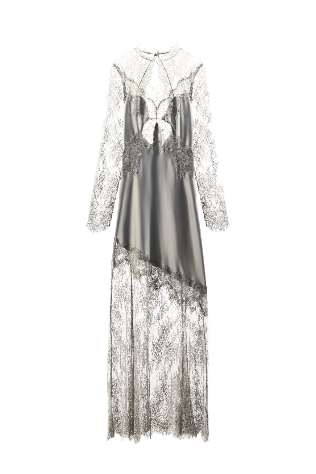 ZW COLLECTION SATIN EFFECT LACE DRESS - image 3