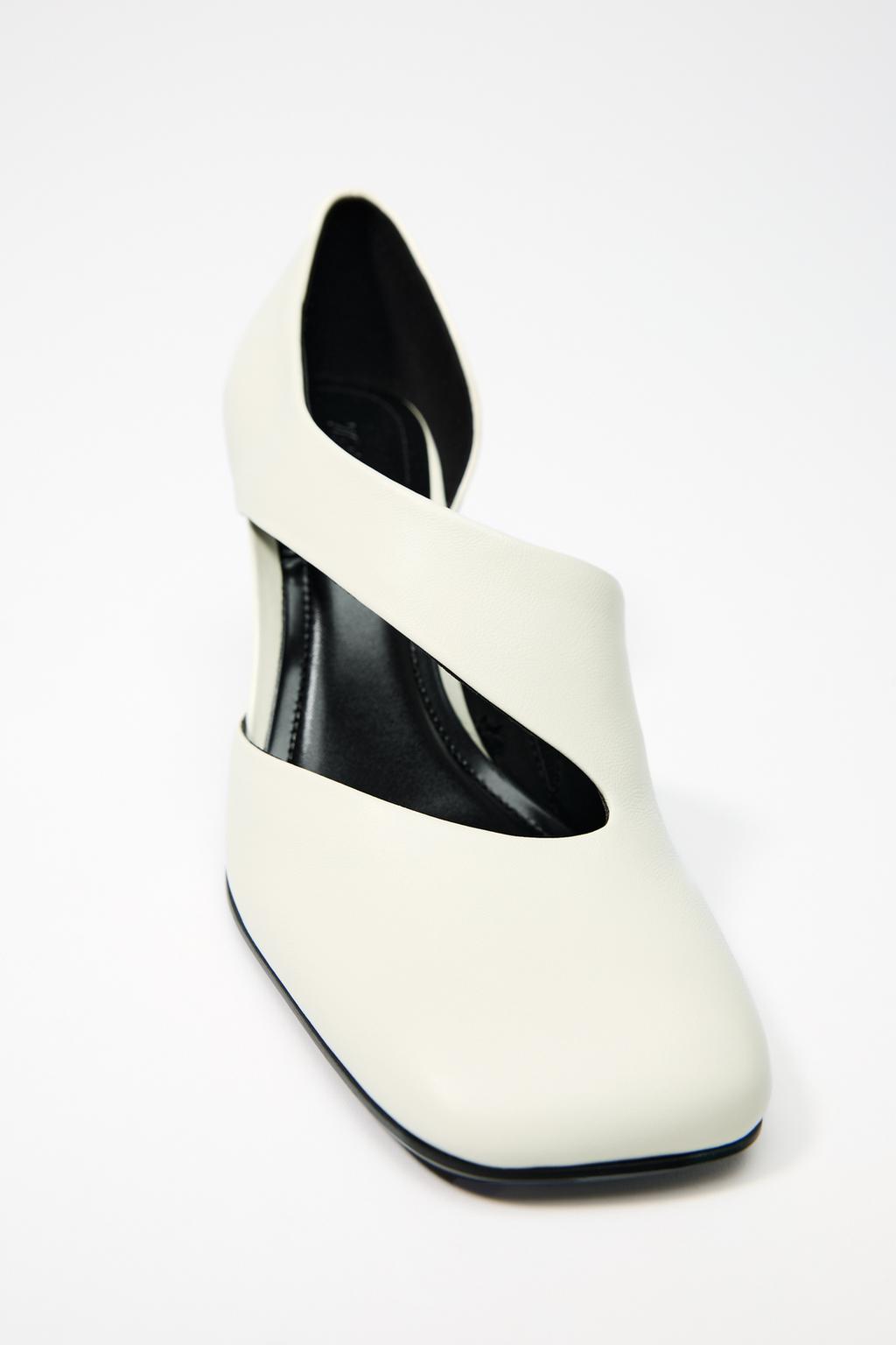 Thumbnail image for ASYMMETRIC LEATHER HIGH-HEEL SHOES