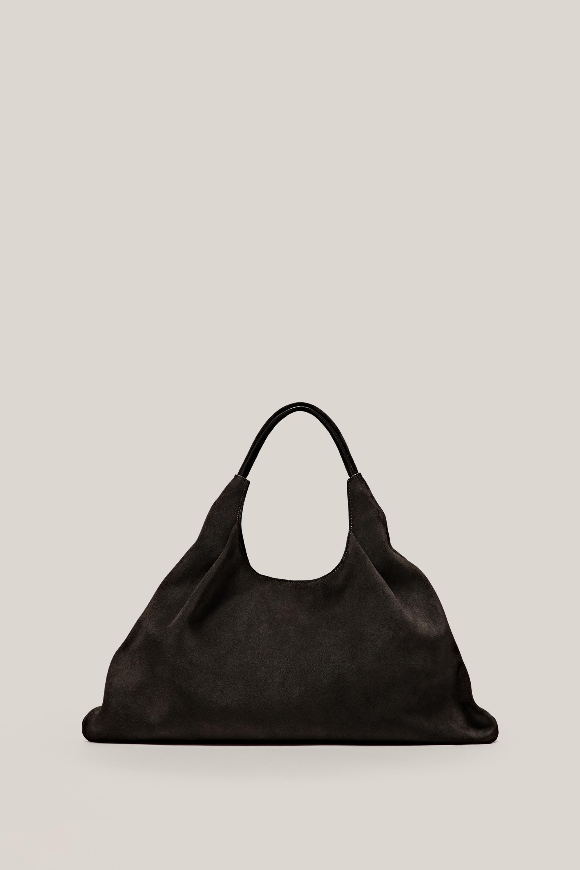 Medium split leather shopper bag - LIMITED EDITION