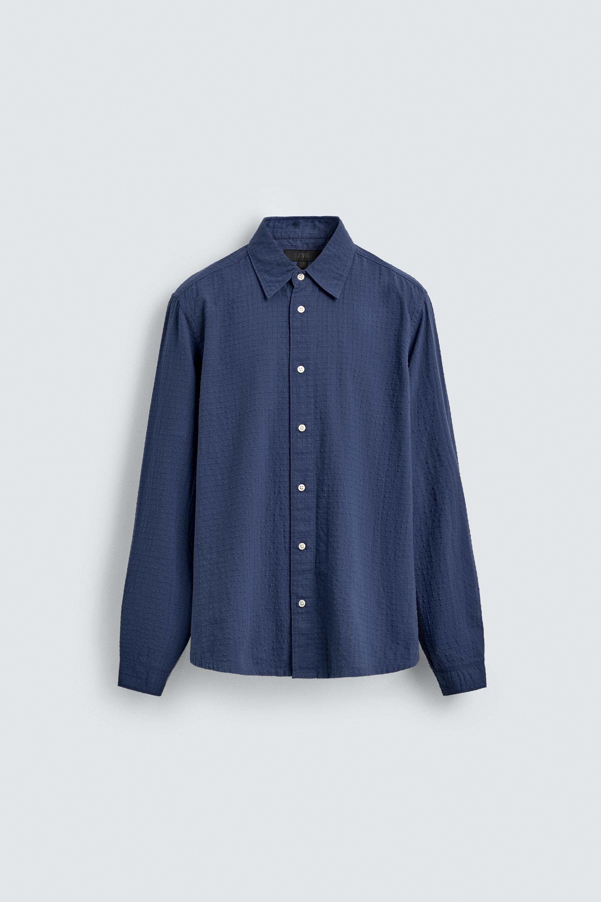CHEMISE JACQUARD À CARREAUX