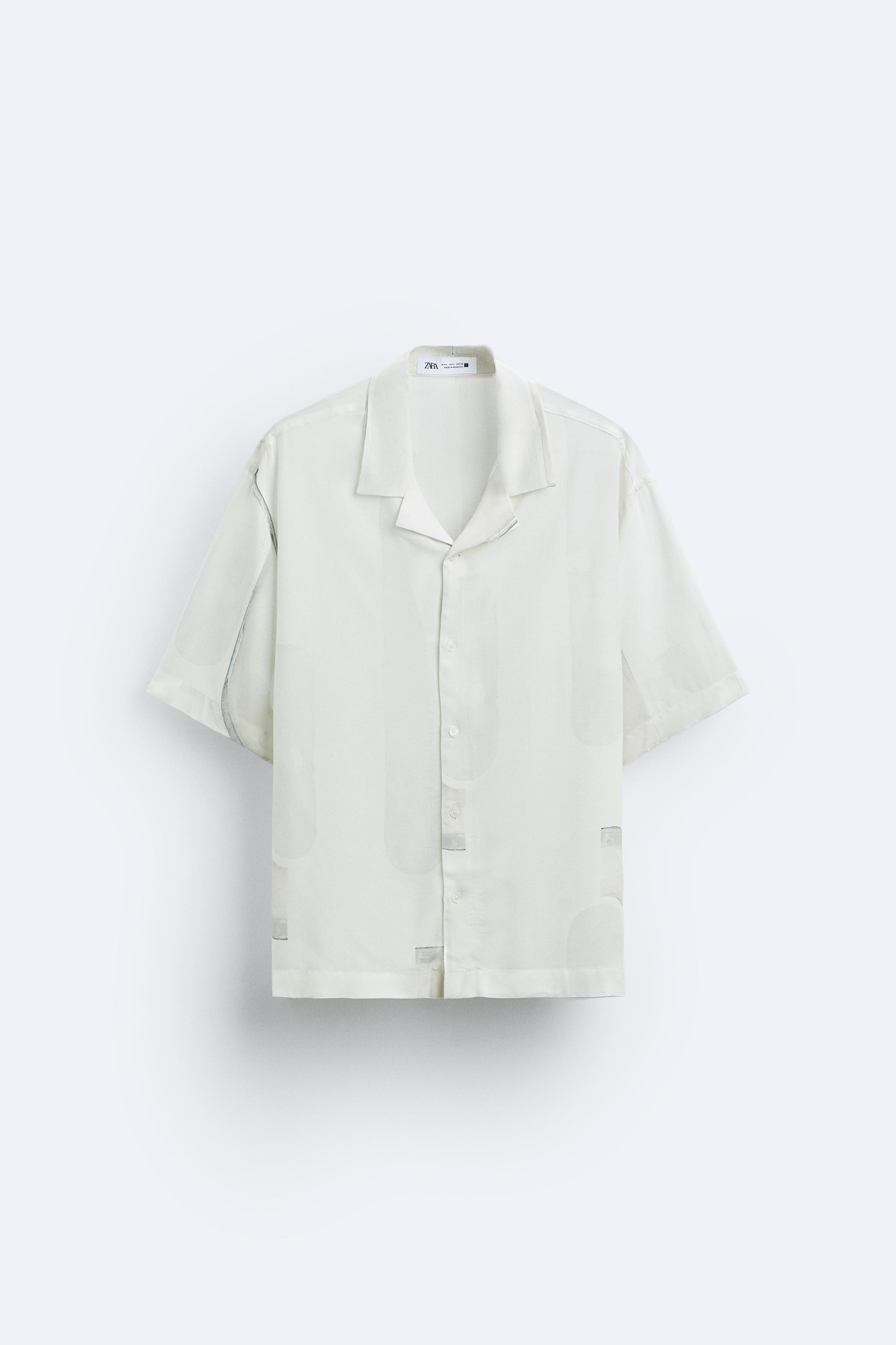 Zara white clearance shirt