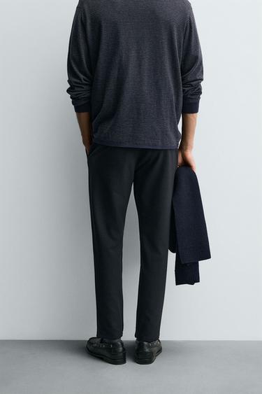 PANTALON À TEXTURE CONFORT - Bleu pétrole de Zara - Image 2