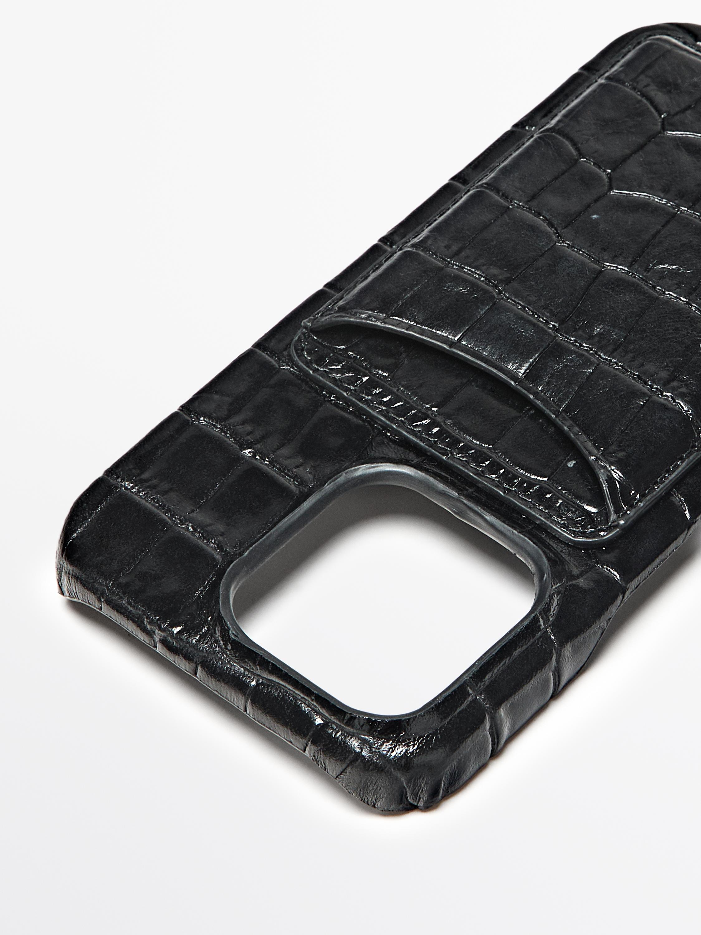 Nappa leather iPhone 16 Pro case