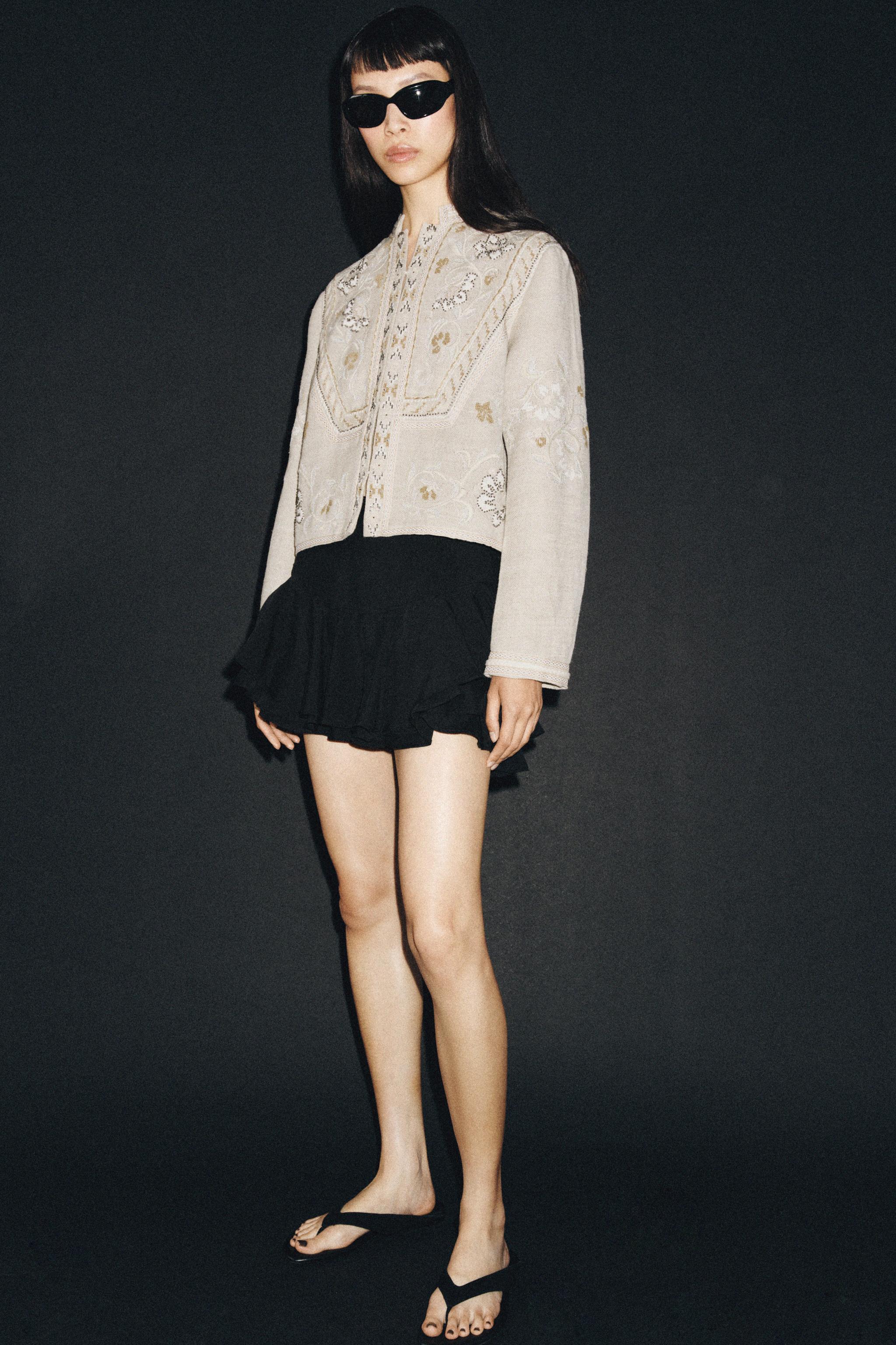 ZW COLLECTION İŞLEMELİ CEKET - Zara | Fashion AI