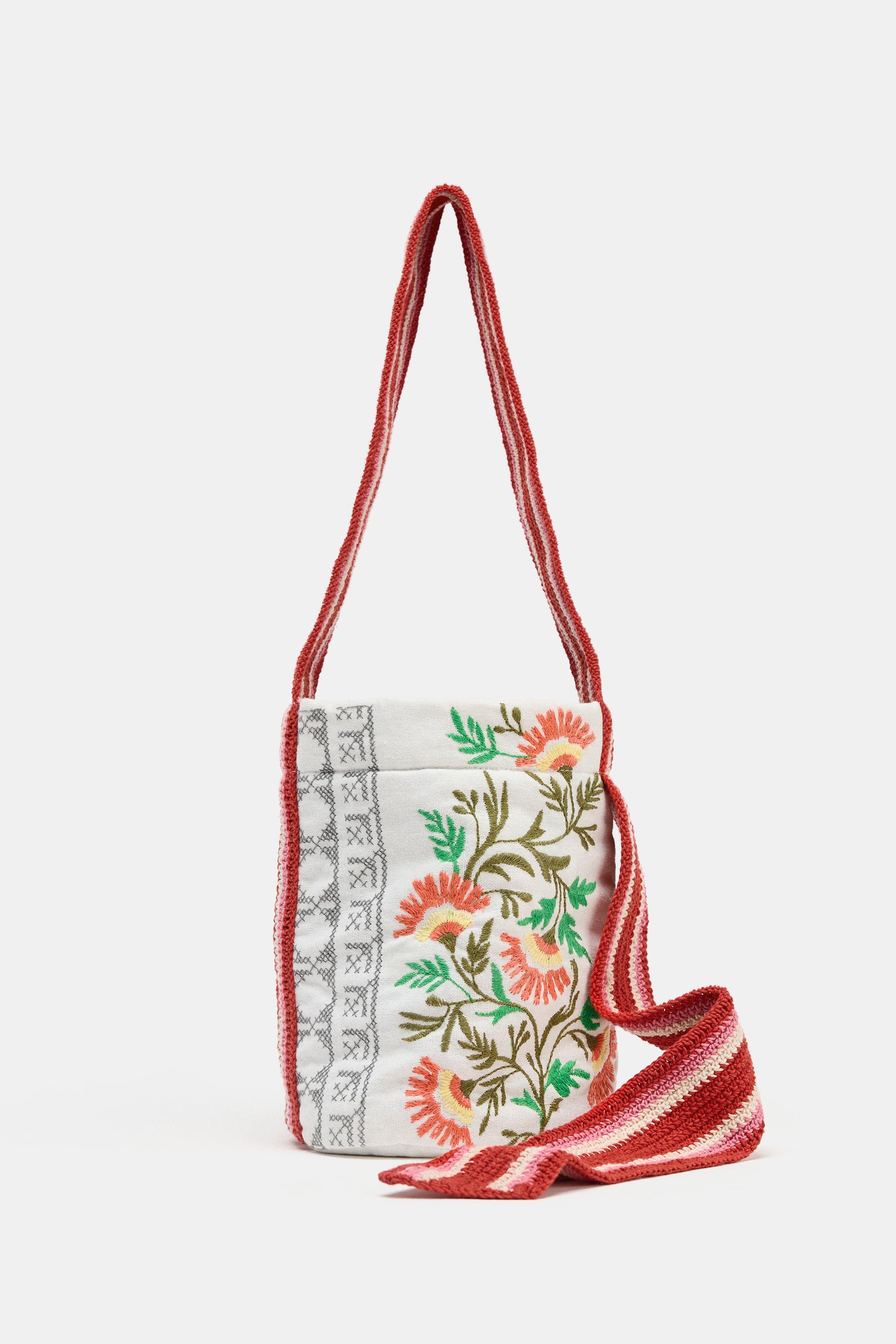 FANTASY FABRIC MINI BUCKET BAG - Multicoloured | ZARA Spain