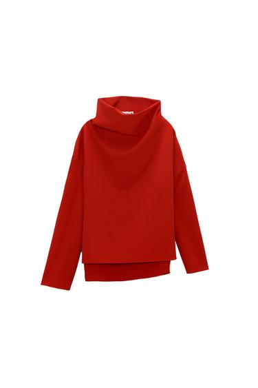 COWL NECK SHIRT