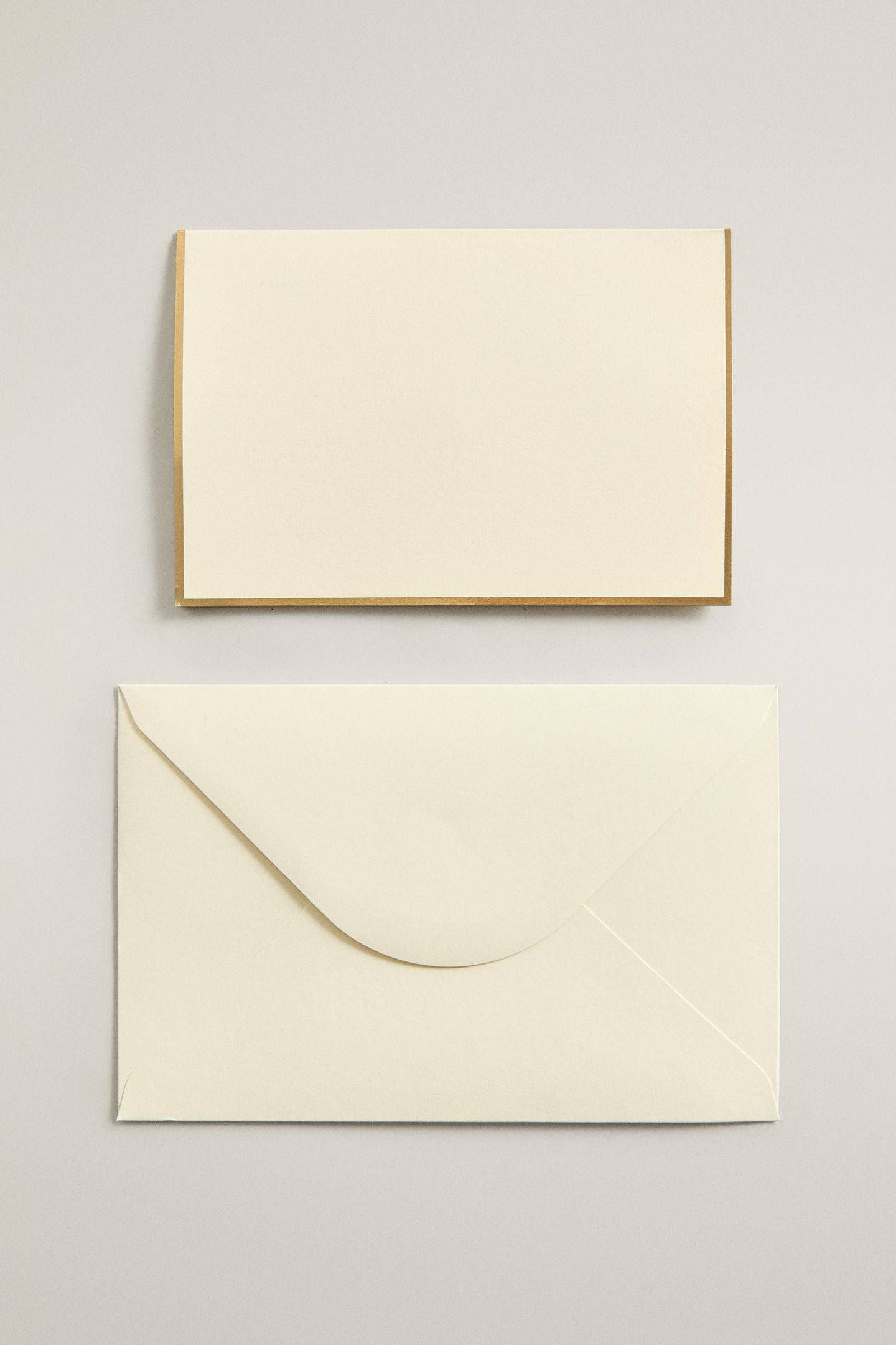 Zara Pack OF Christmas Cards and Envelopes (Pack OF 8), цвет: Белый