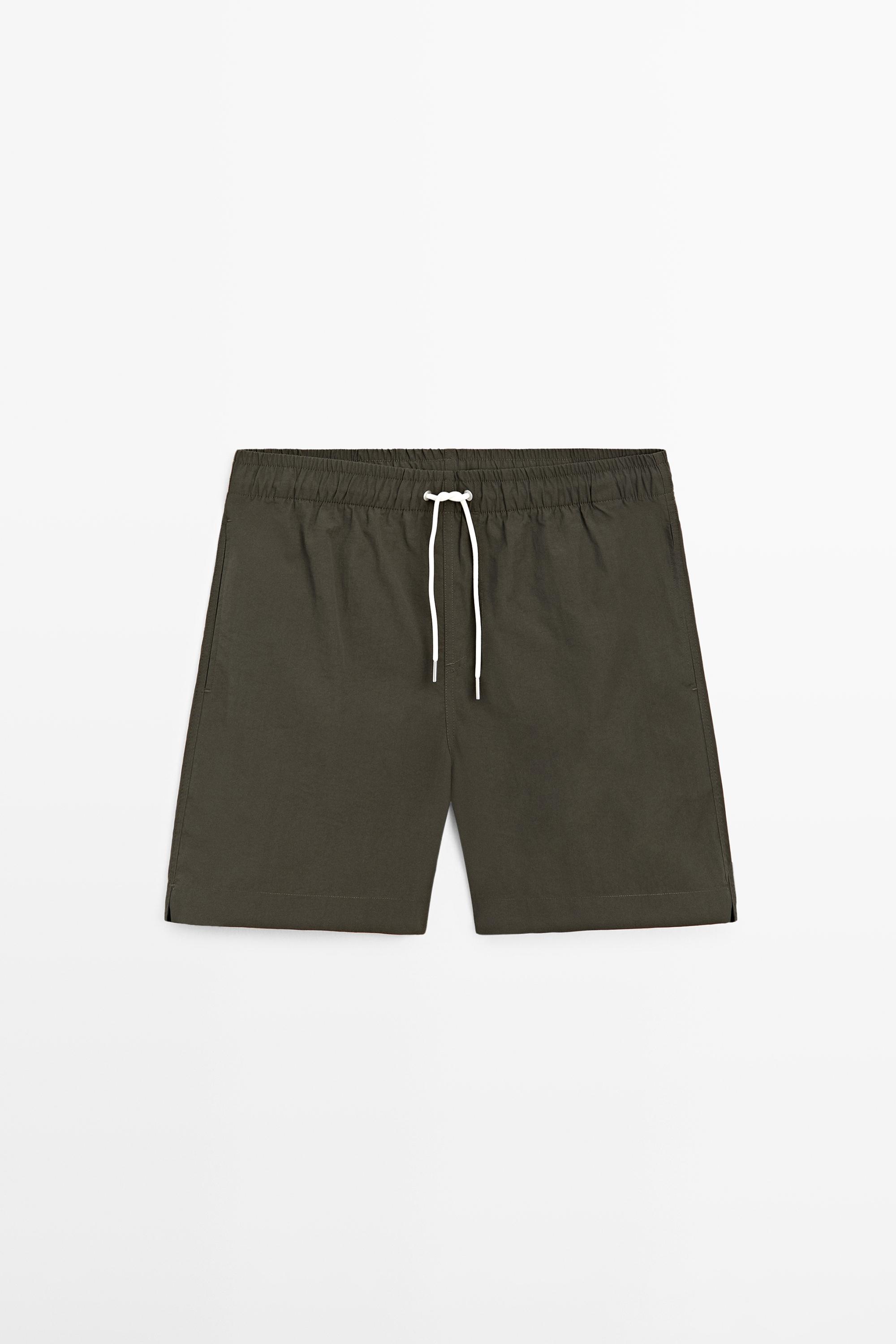 Plain swim trunks