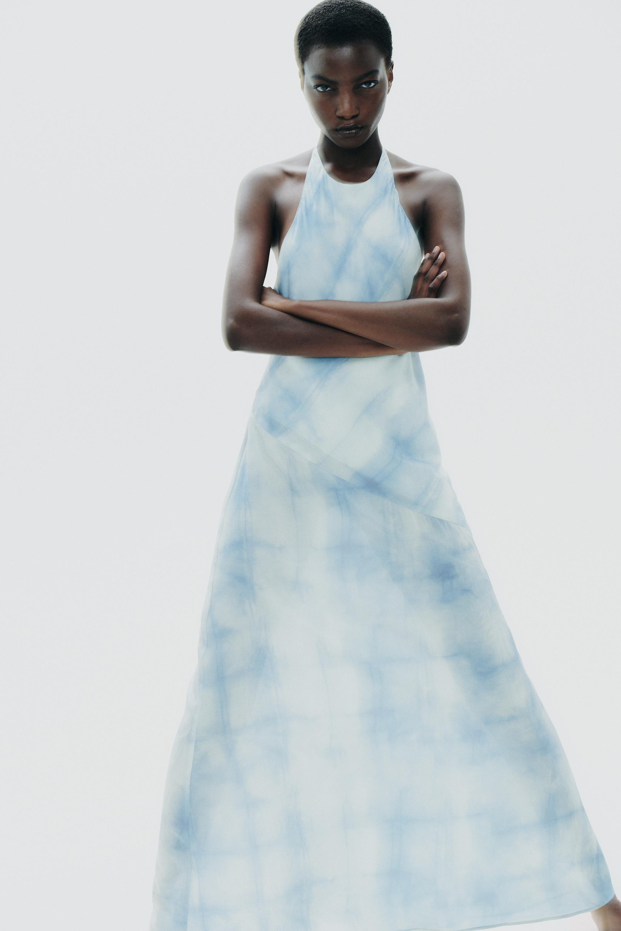 ROBE HALTER TIE & DYE