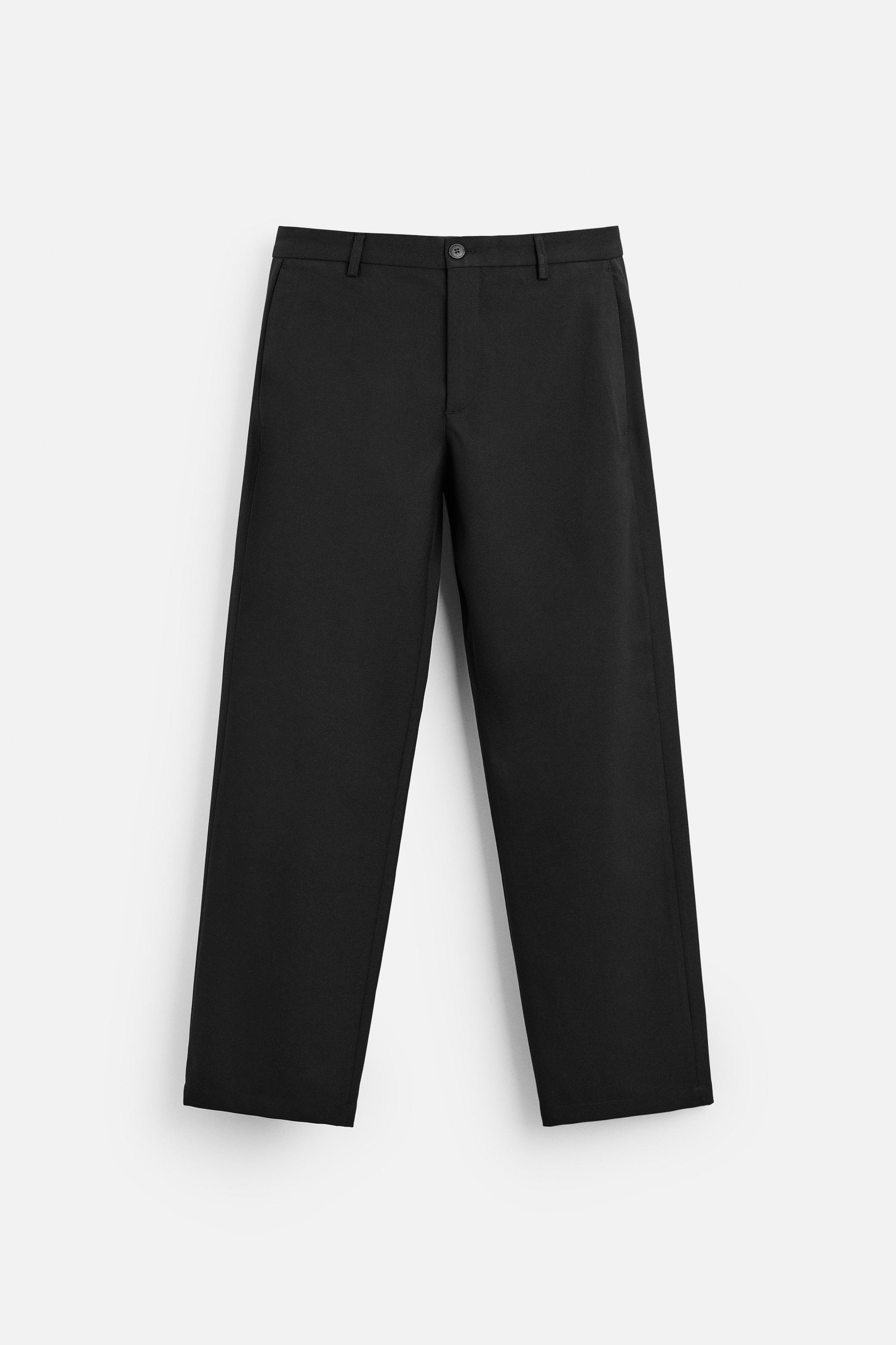 ストレートフィットパンツ - ブラック | ZARA Japan / 日本