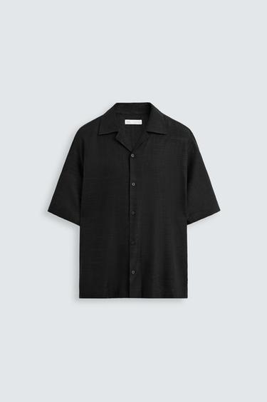 CAMISA RELAXED FIT - Negro de Zara