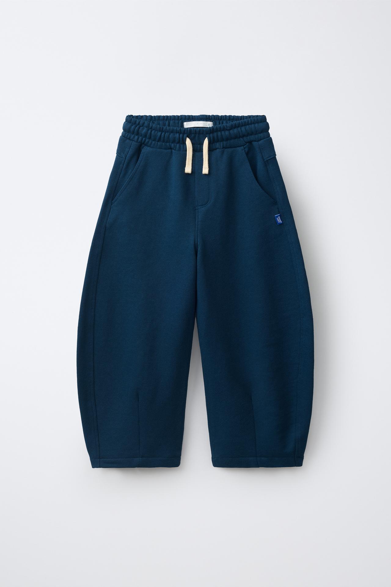 BARREL PLUSH PANTS — Light blue