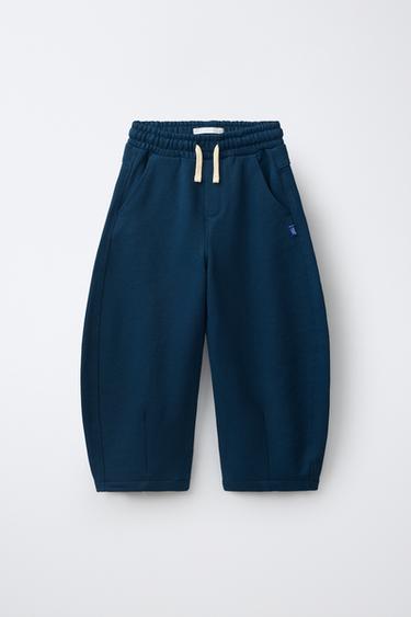 BARREL PLUSH PANTS — Light blue 1