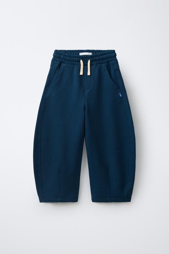BARREL PLUSH TROUSERS - Light blue by Zara - Image 0