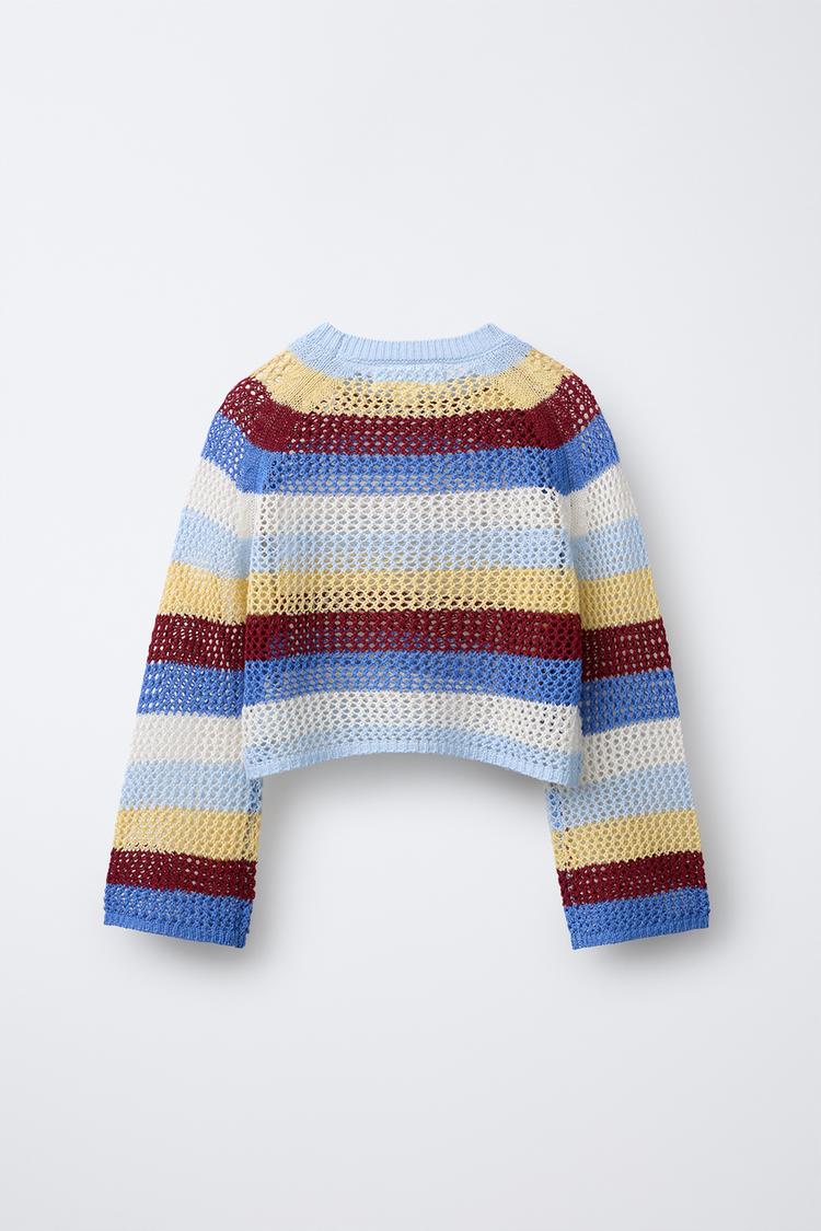 STRIPED KNIT SWEATER