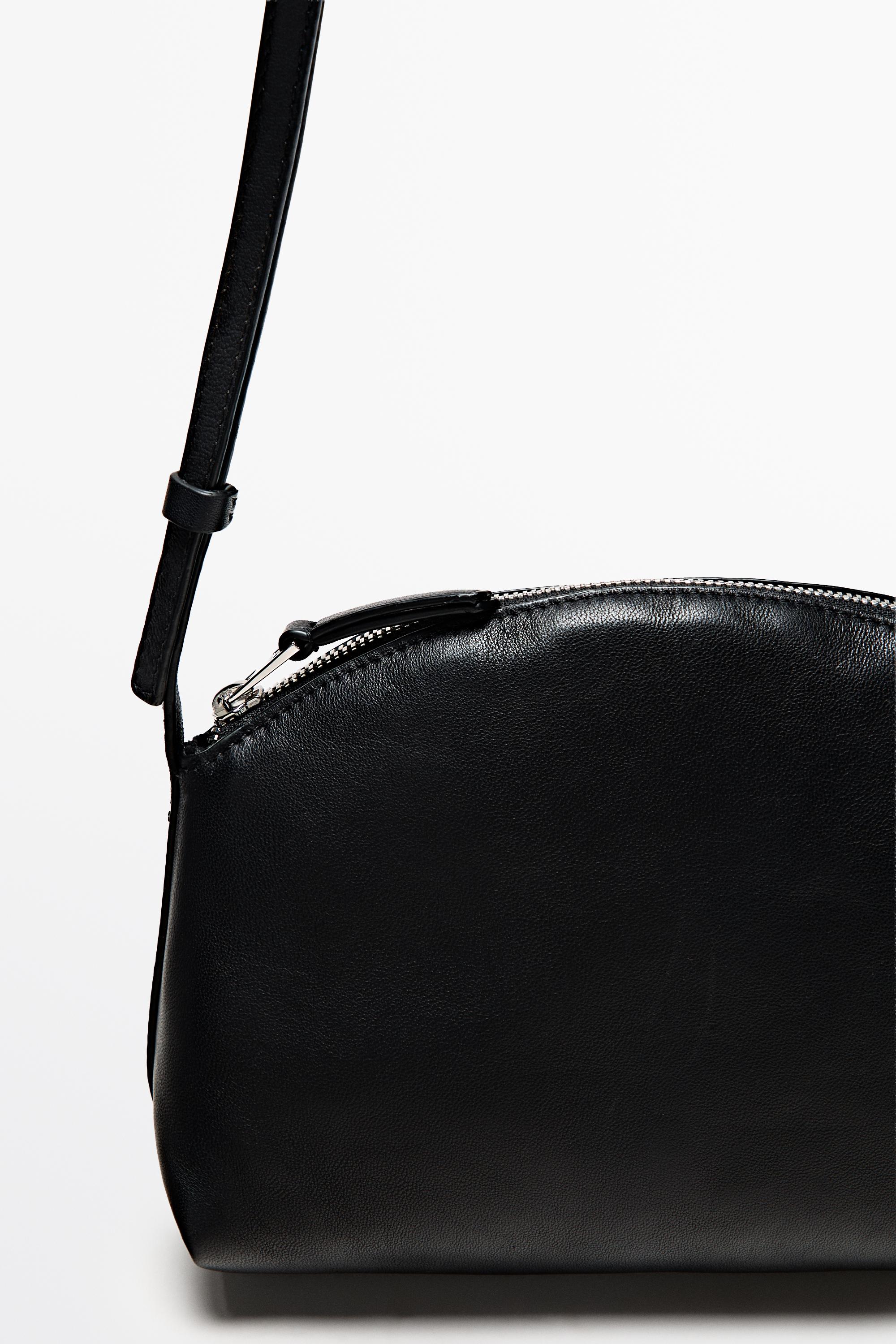 Sac à bandoulière en cuir nappa