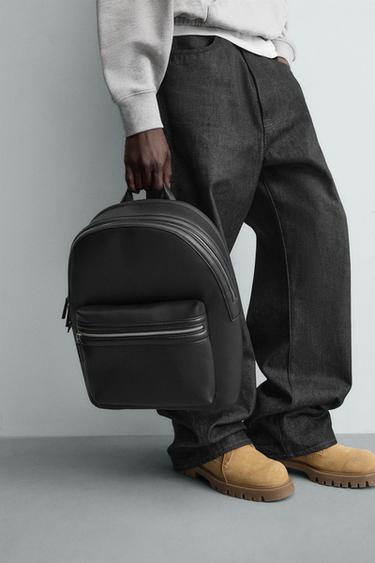 SAC À DOS TEXTURÉ - Noir de Zara - Image 2