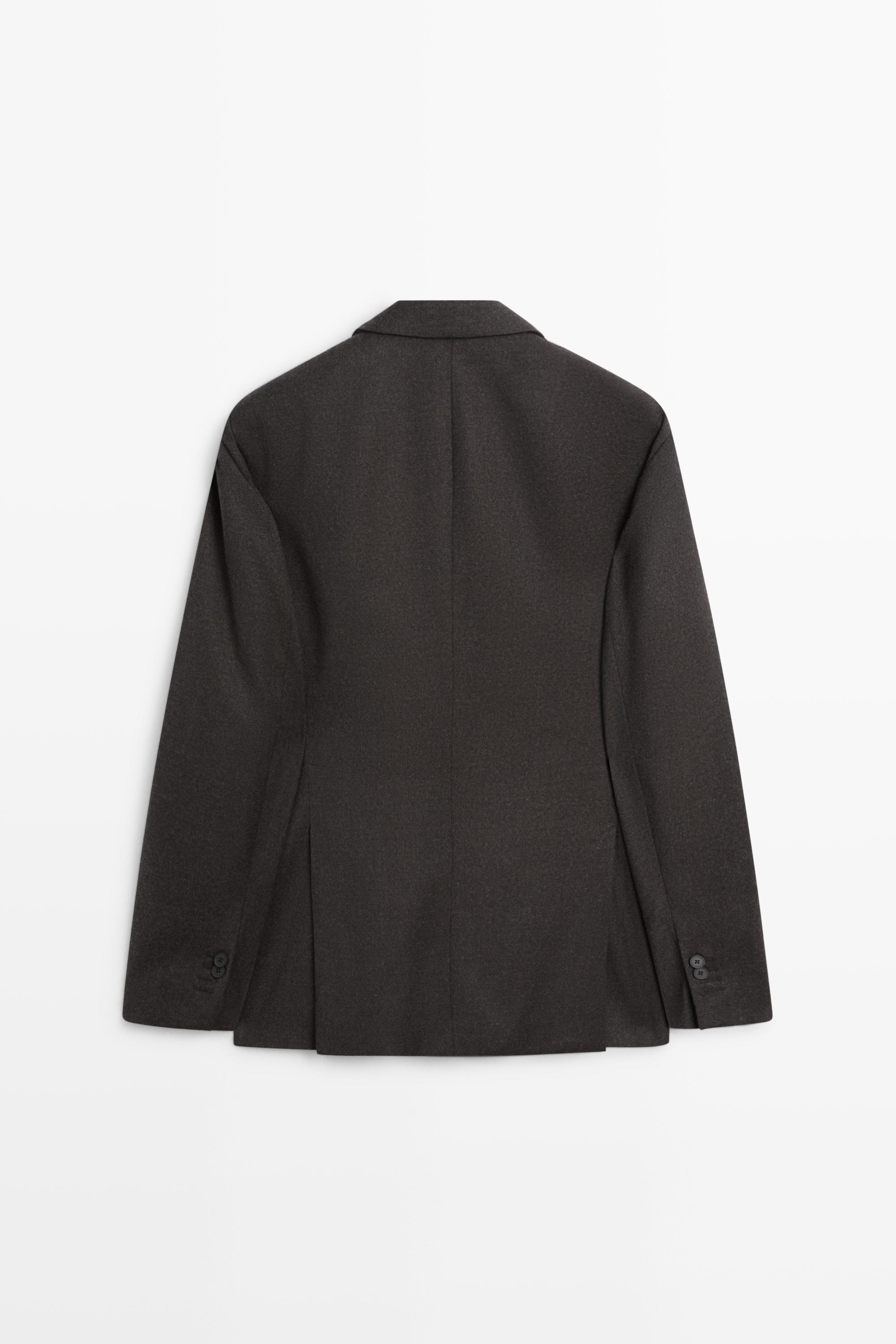 100% wool suit blazer