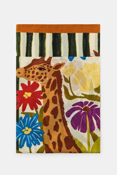 PAÑUELO ESTAMPADO TIGRE - Multicolor de Zara - Imagen 0