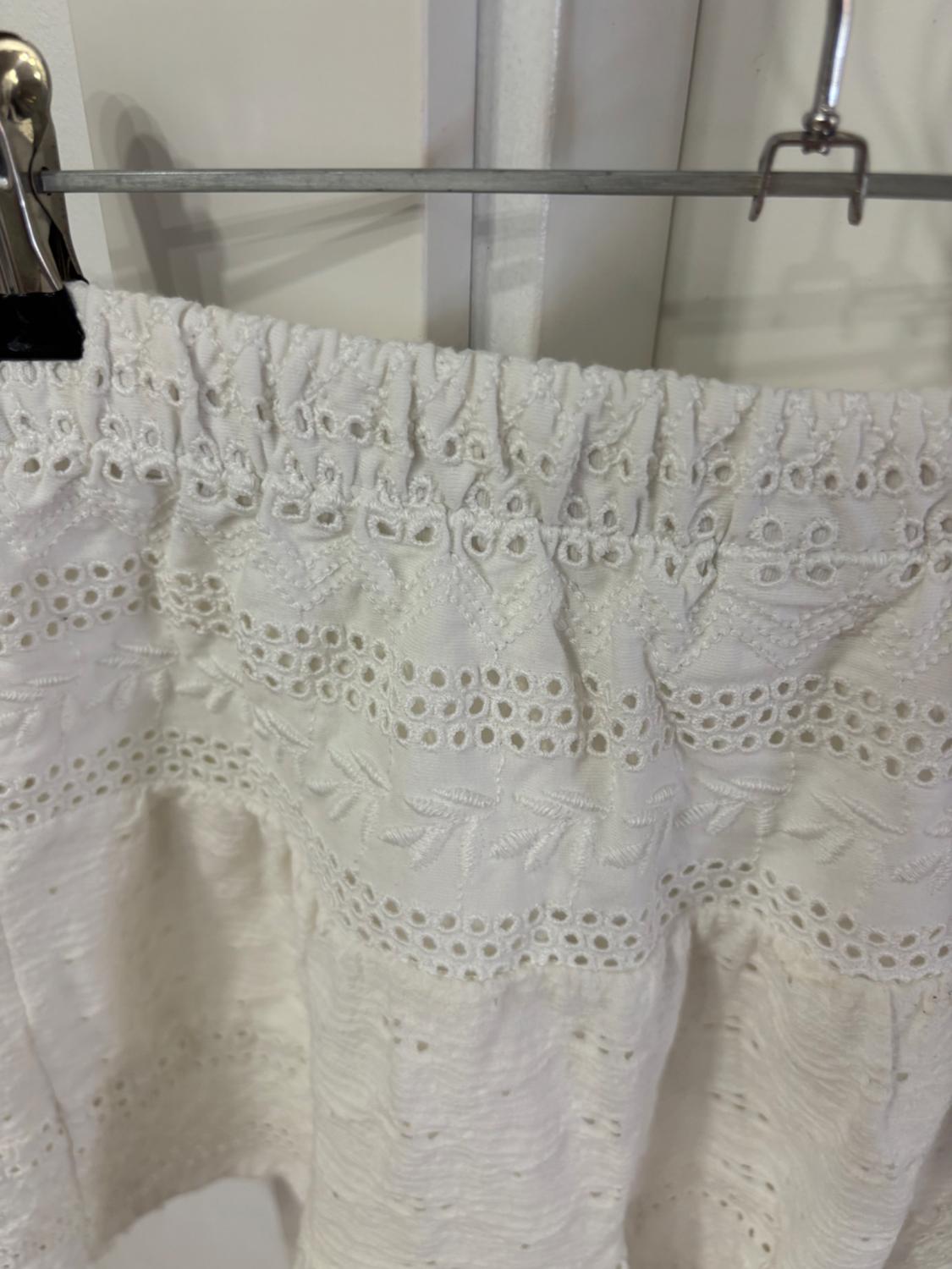 CONTRAST EMBROIDERED SKIRT - Image 6