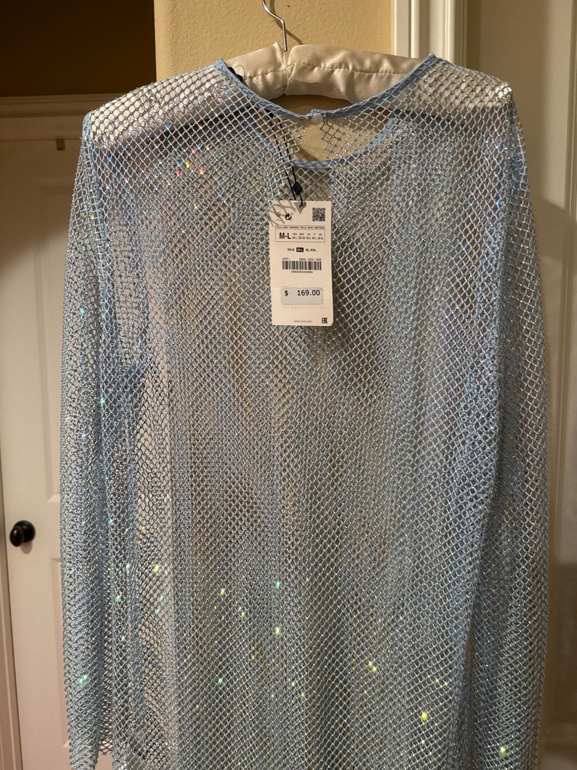 RHINESTONE MESH DRESS - Image 4