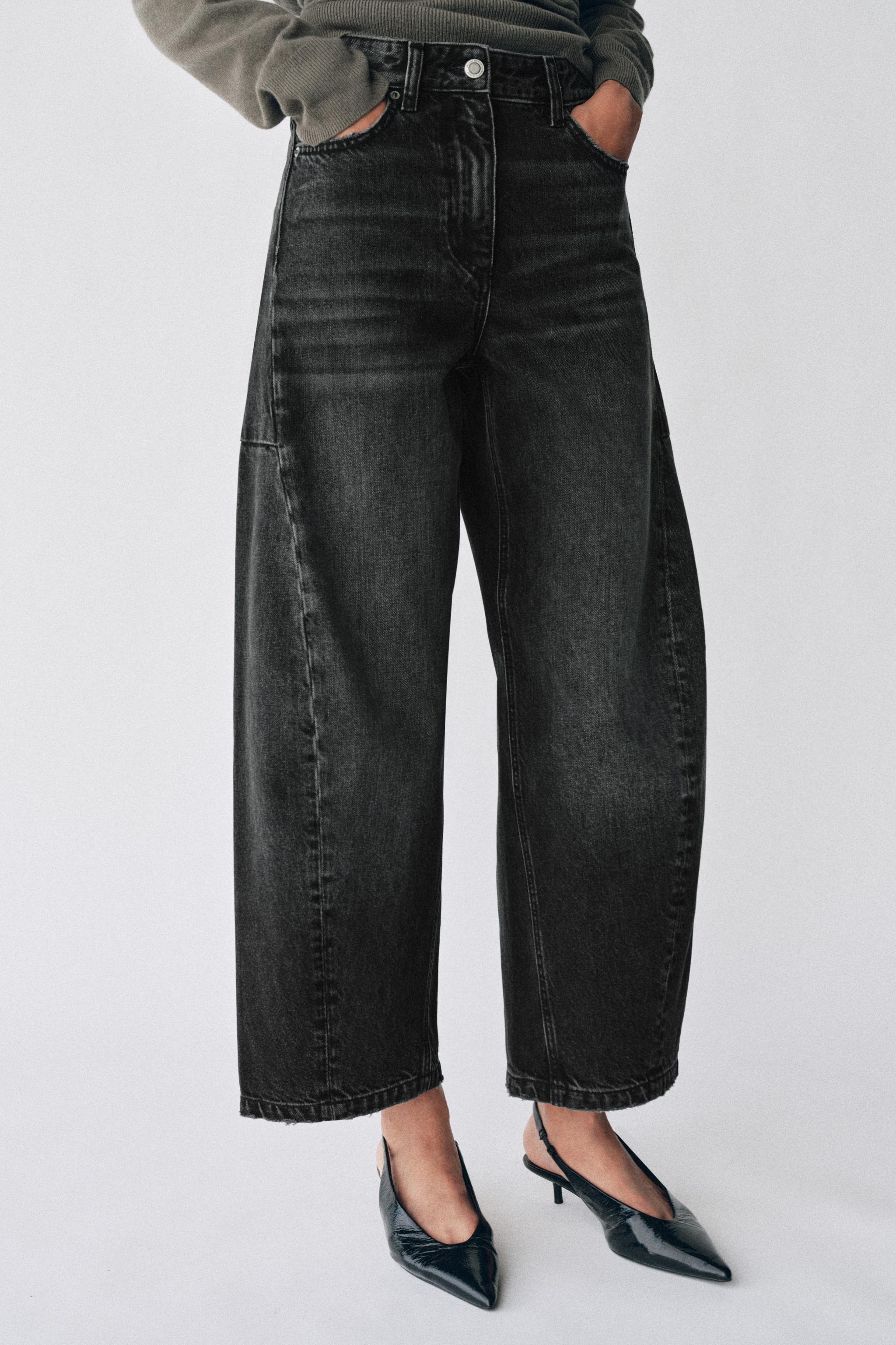 ZW COLLECTION MID-RISE BALLOON JEANS