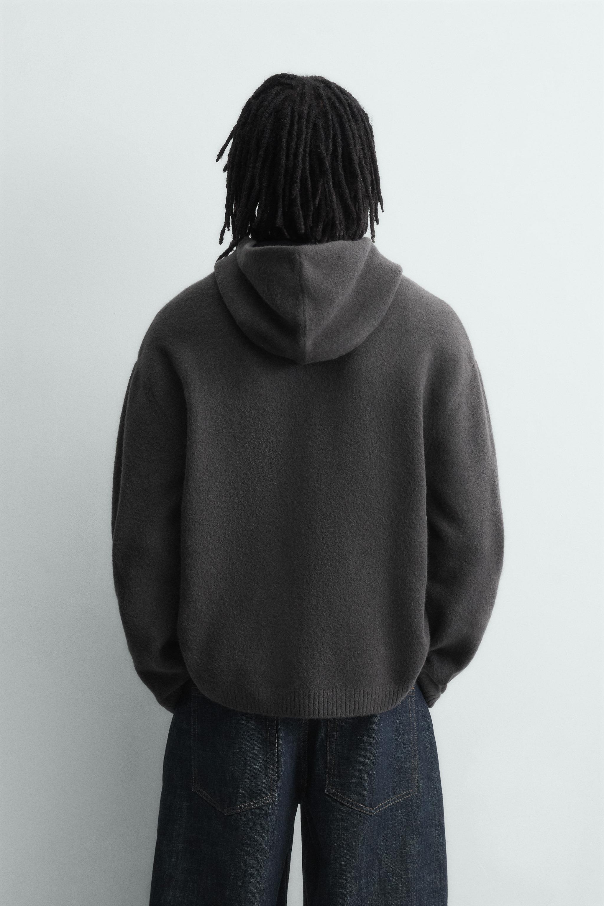 HOODED CARDIGAN