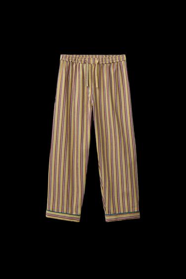 LIMITED EDITION STRIPED PYJAMA TROUSERS - Multicoloured by Zara - Image 0