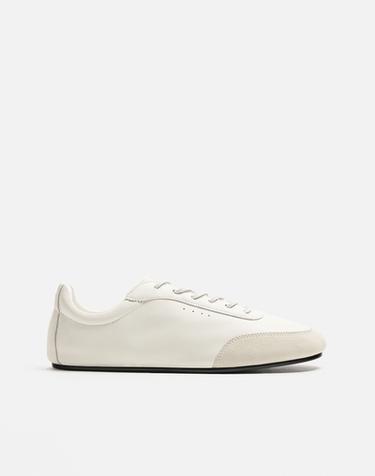 ZAPATILLA PIEL LIMITED EDITION - Blanco de Zara