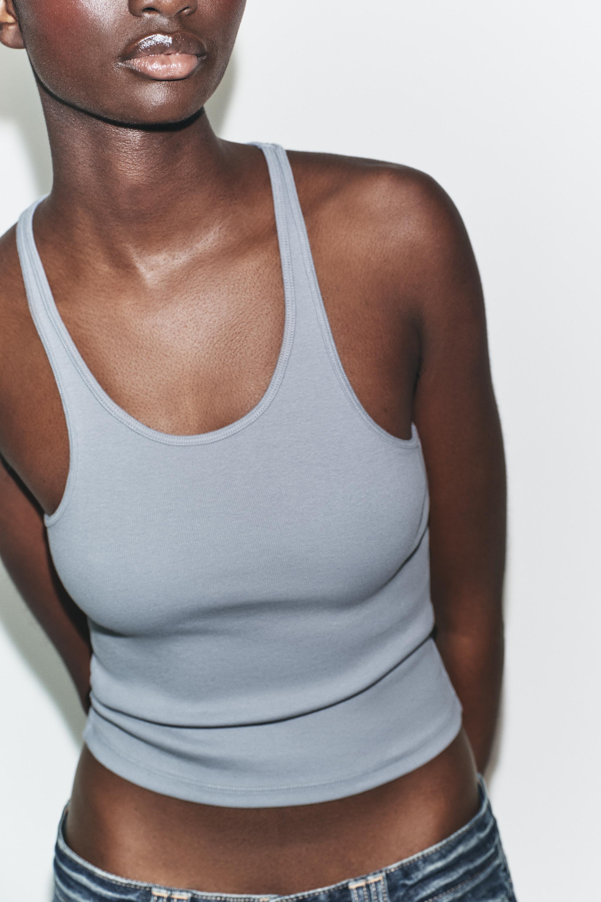 RIBBED CROP TOP