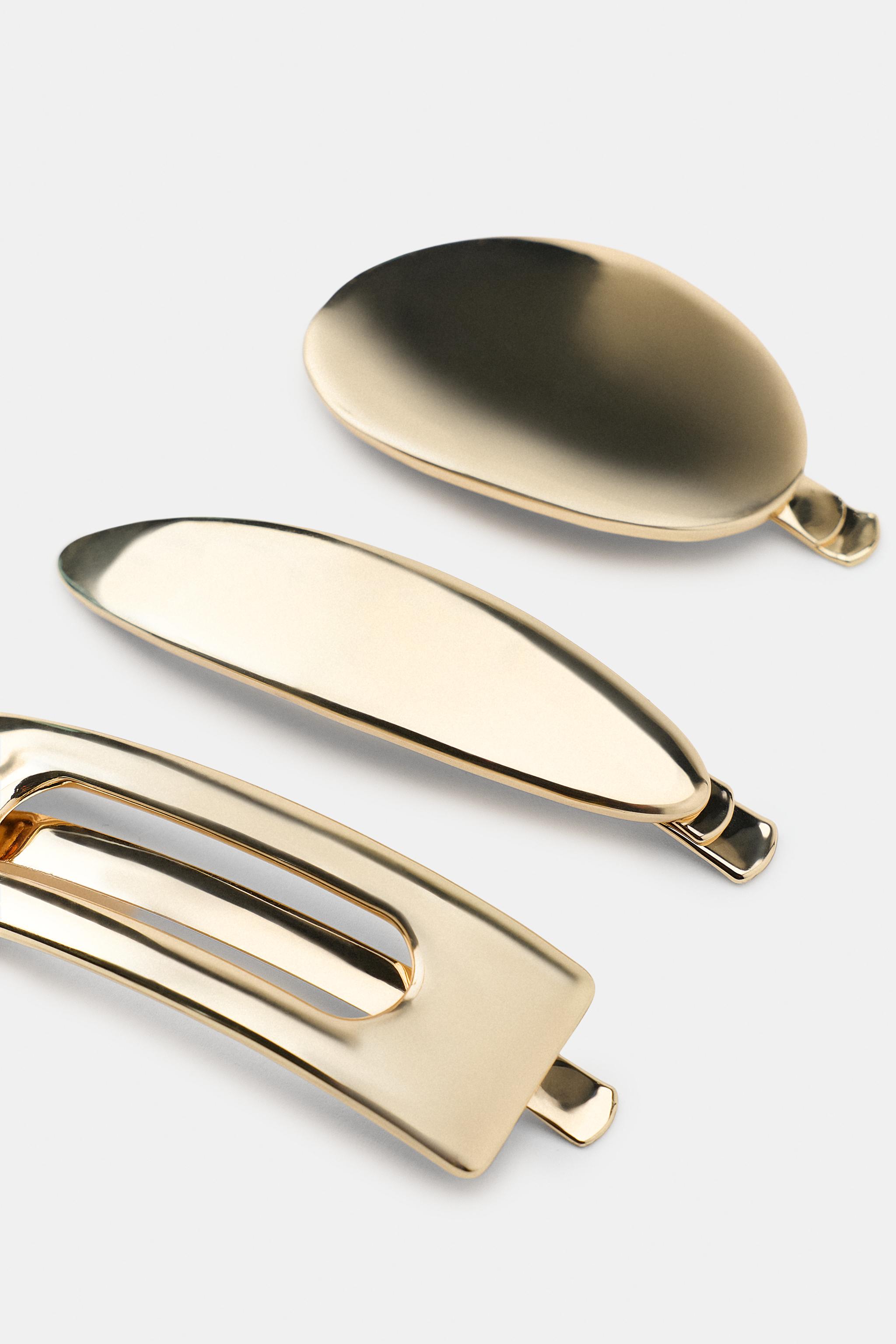 Zara GEOMETRIC METAL CLIP PACK — фото 6