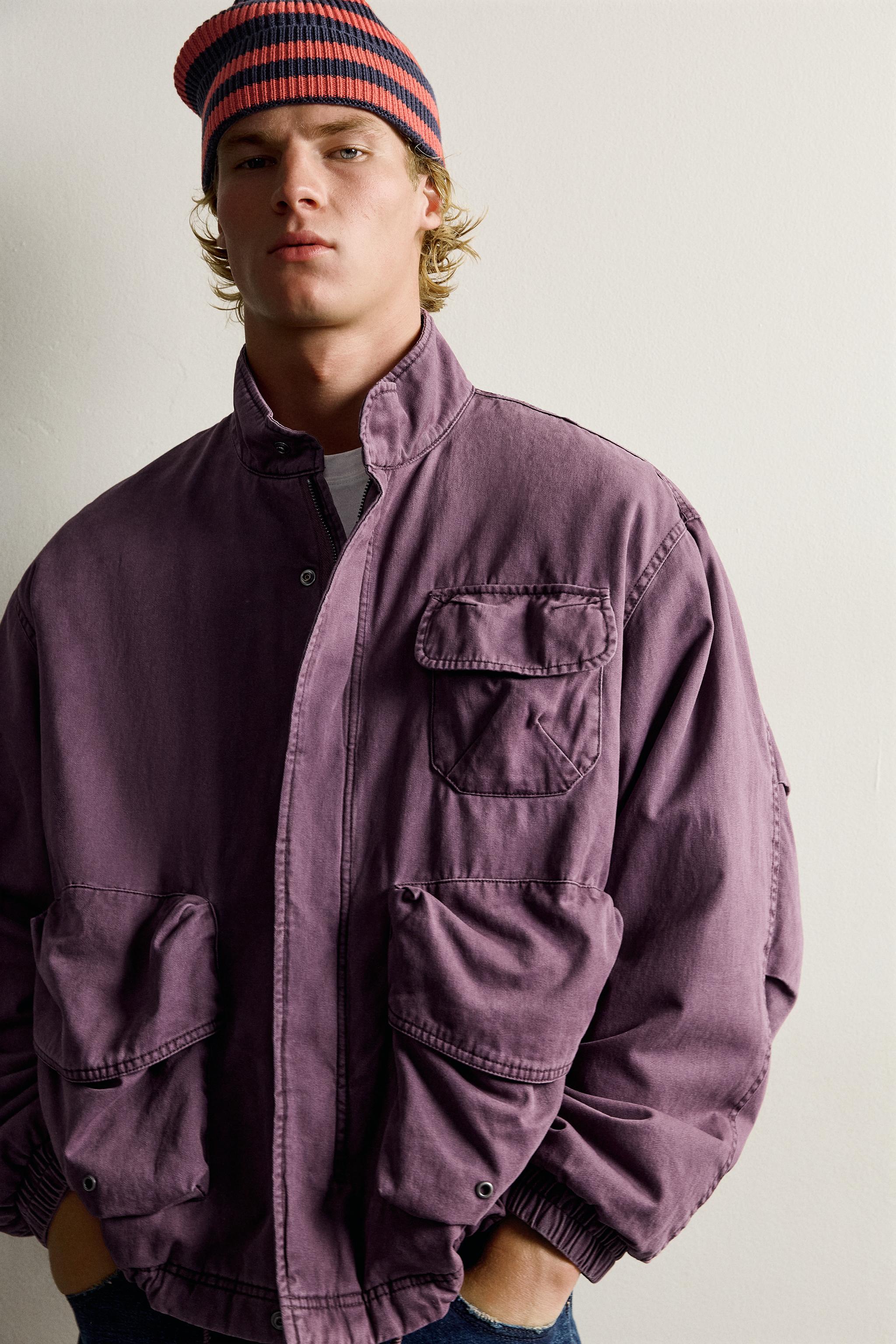 BLOUSON BOXY FIT À POCHES