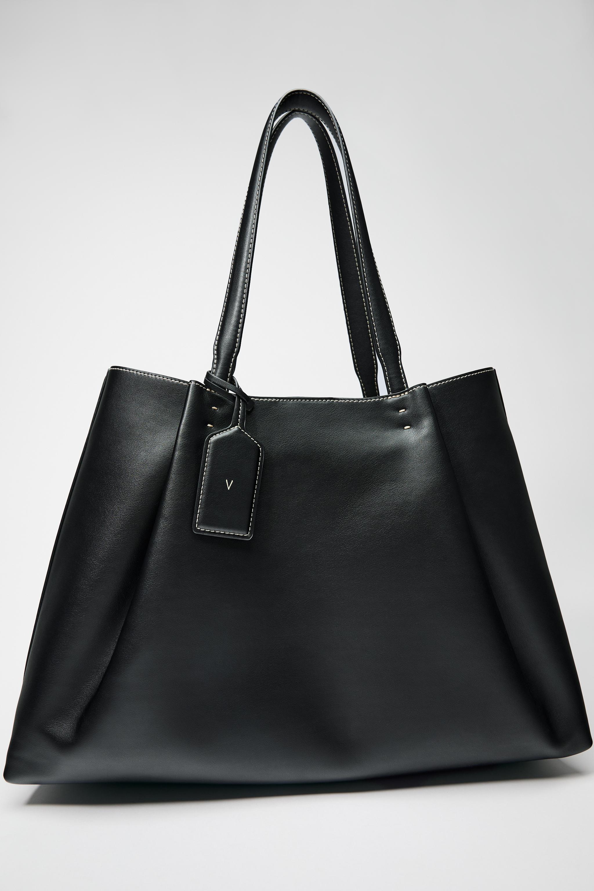 ZARA トートバッグ ボストンバッグ　レザー org.jpg