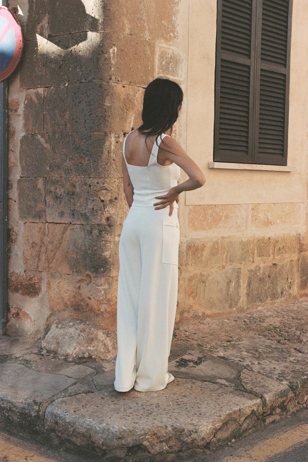 Thumbnail image for WIDE-LEG TROUSERS WITH POCKETS