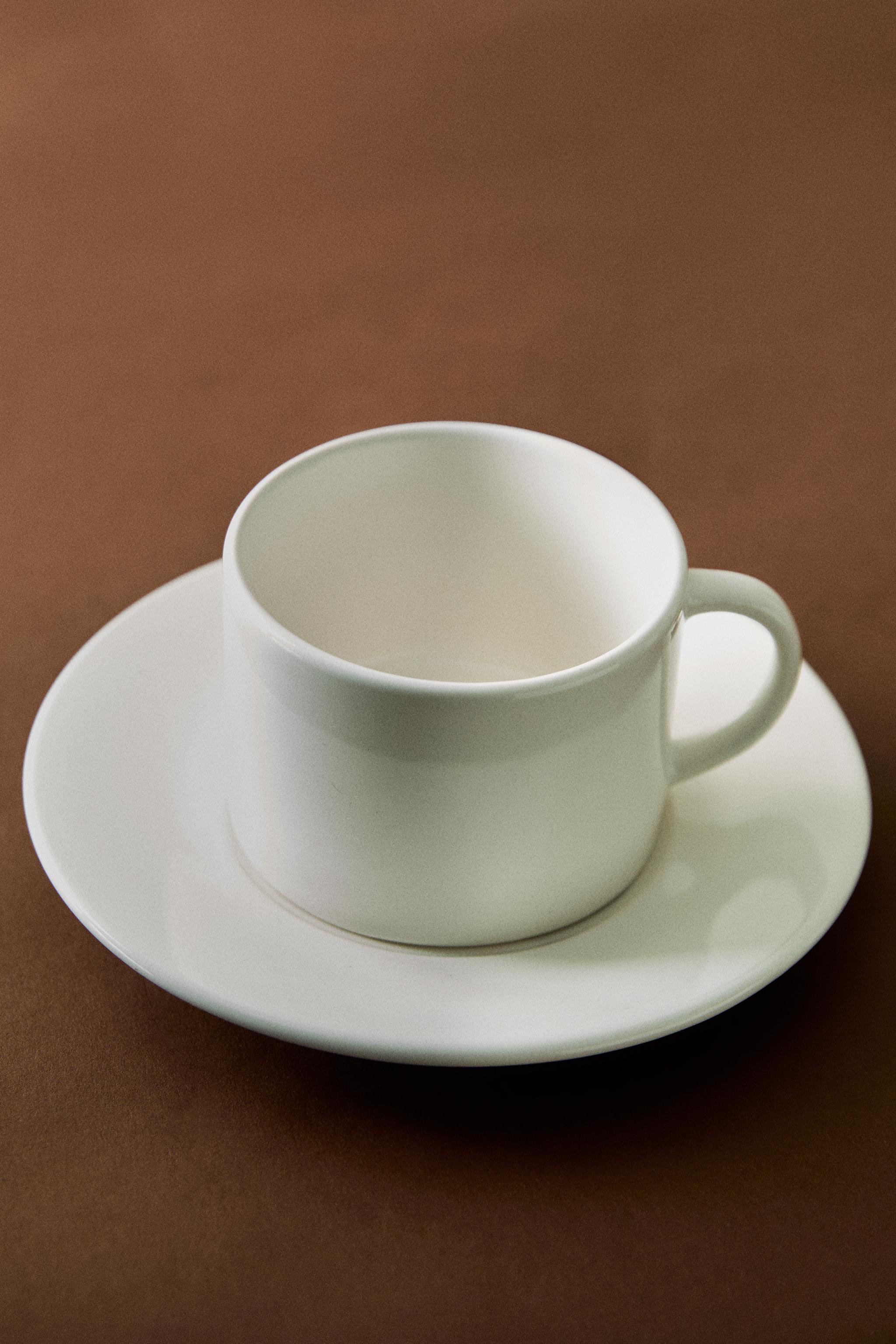 STONEWARE TEACUP