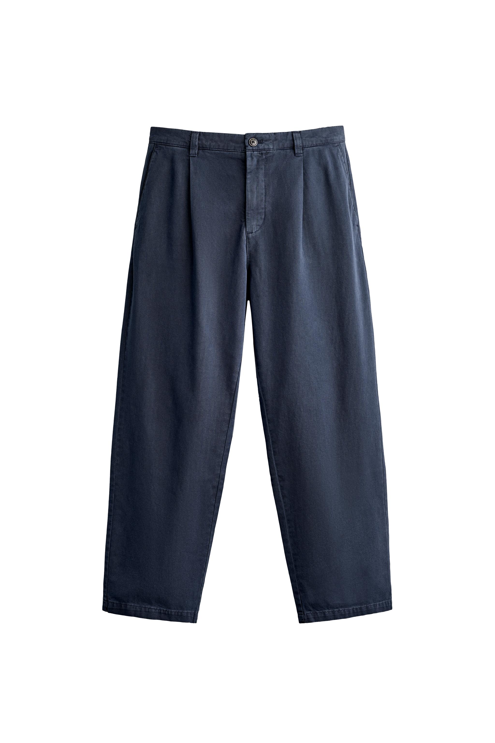 PANTALONS XINESOS STRAIGHT FIT AMB PLECS