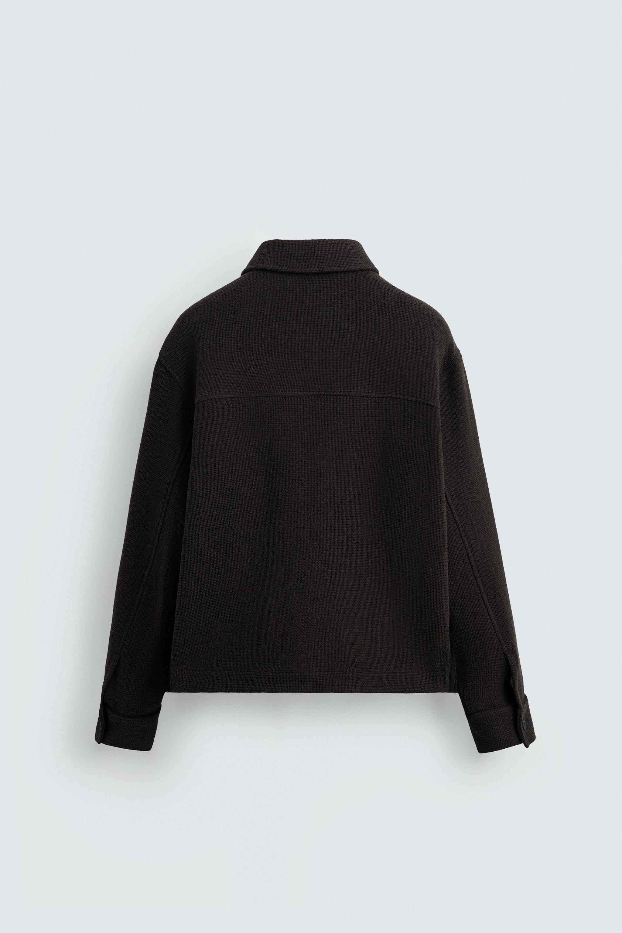 【ZARA】インターロック ポロネックワンピース 0085/304/800 インターロック ポロネックワンピース - ブラック | ZARA Japan