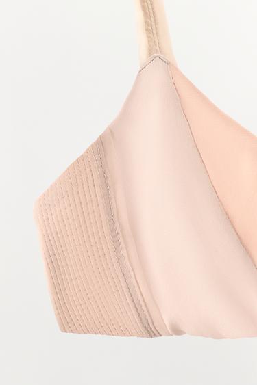 SOUTIEN-GORGE BIMATIÈRE EN MÉLANGE DE SOIE - Rose pastel de Zara - Image 4