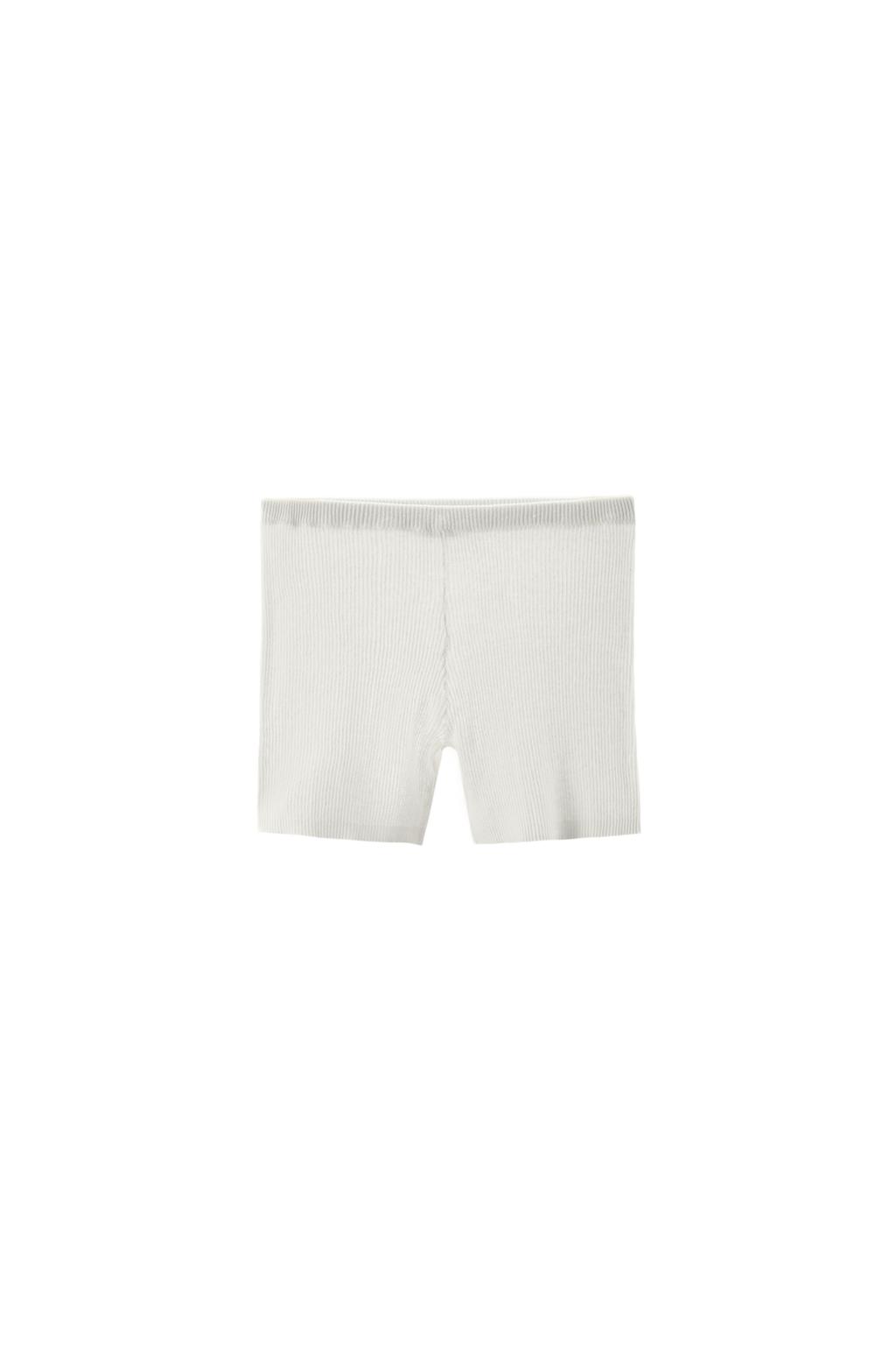 RIB KNIT SHORTS - image 3