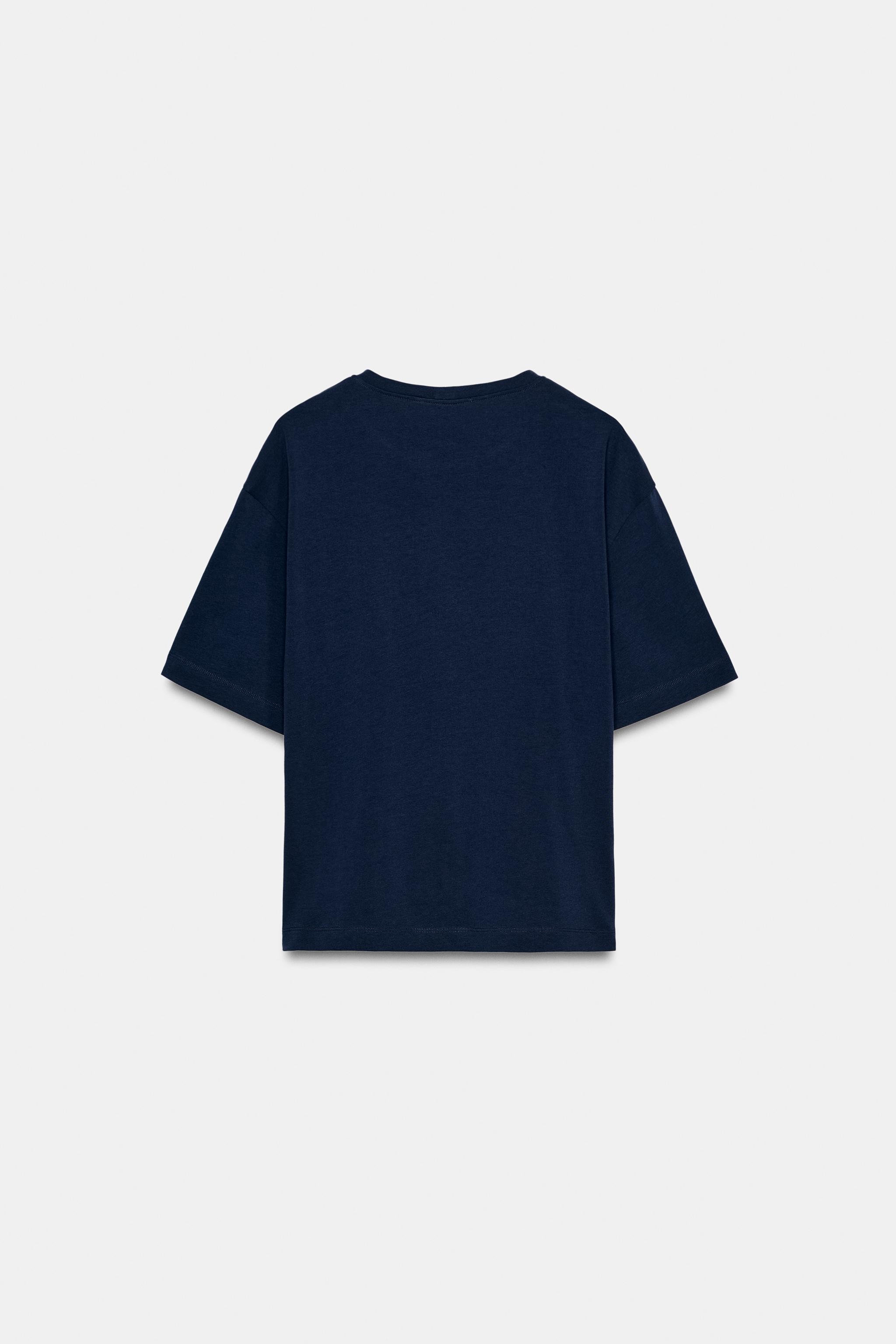 HEAVY COTTON APPLIQUÉ T-SHIRT